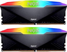 16Gb DDR4 3600MHz Apacer NOX RGB Black (AH4U16G36C25YNBAA-2) (2x8Gb KIT)