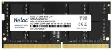 Оперативная память 8Gb DDR4 2666MHz Netac SO-DIMM (NTBSD4N26SP-08)