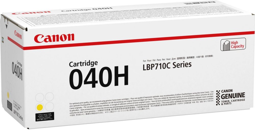 Картридж Canon Cartridge 040H Yellow