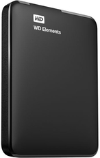 Внешний жесткий диск 1Tb Western Digital Elements Portable (WDBUZG0010BBK)