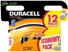 Батарейка Duracell Basic (AAA, Alkaline, 12 шт)