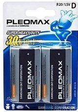 Батарейка Samsung Pleomax (LR20, 2 шт)