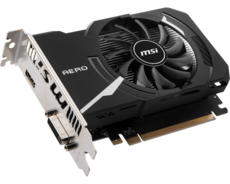 Видеокарта NVIDIA GeForce GT1030 MSI 2Gb (GT 1030 AERO ITX 2GD4 OC)