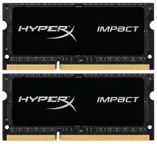 Оперативная память 8Gb DDR-III 1600MHz Kingston HyperX Impact SO-DIMM (HX316LS9IBK2/8) (2x4Gb KIT)