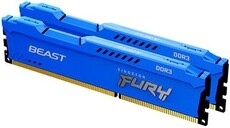 Оперативная память 16Gb DDR-III 1866MHz Kingston Beast Blue (KF318C10BK2/16) (2x8Gb KIT)