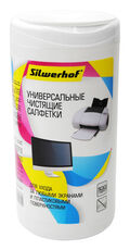Silwerhof Universal Clean универсальные чистящие салфетки, для экранов и пласт. поверхностей, 100 шт