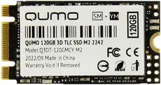 Накопитель SSD 120Gb QUMO Novation 3D (Q3DT-120GMCY-M2, M.2)